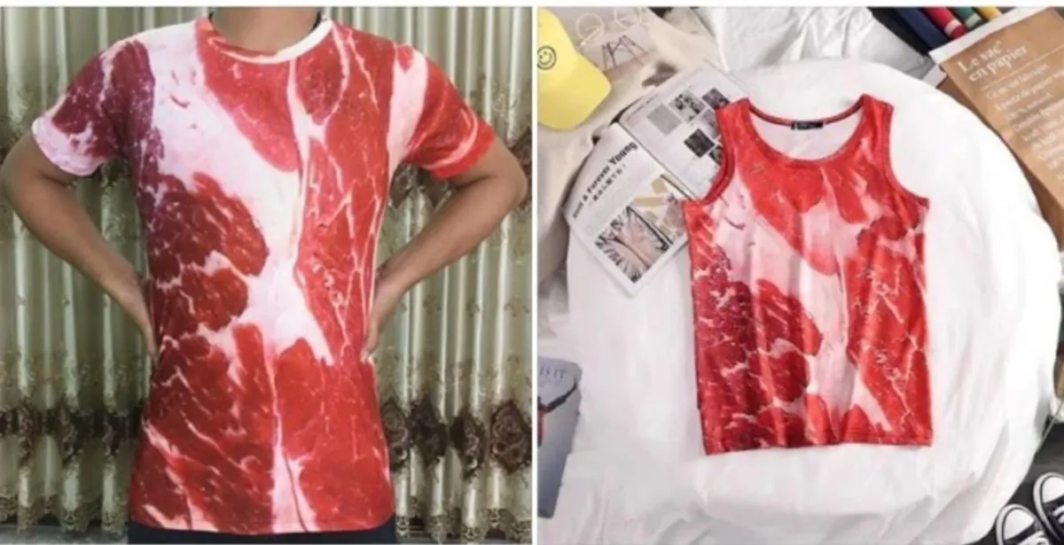 &Aacute;o in h&igrave;nh thịt lợn g&acirc;y sốt - Ảnh 1.