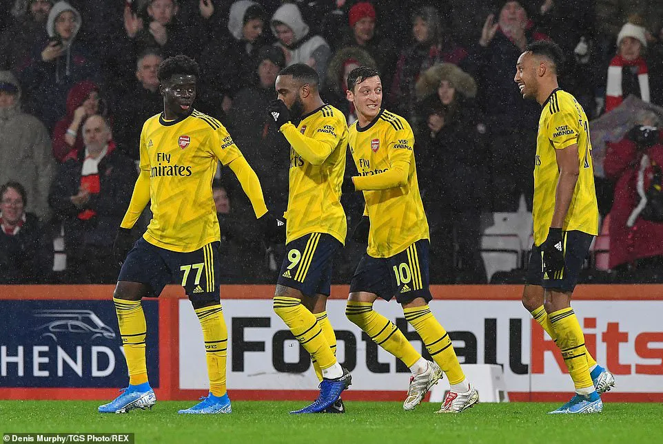 Bournemouth 1-1 Arsenal: Màn ra mắt không trọn vẹn của HLV Arteta - Ảnh 3. Bournemouth 1-1 Arsenal: Màn ra mắt không trọn vẹn của HLV Arteta - Ảnh 3.