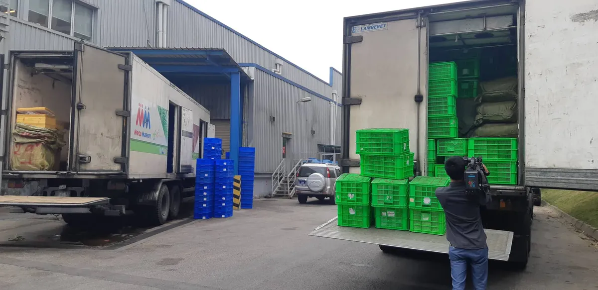 Phát hiện hai container nhập lậu đồ đông lạnh từ Trung Quốc trong sân siêu thị MM Mega Market - Ảnh 6.