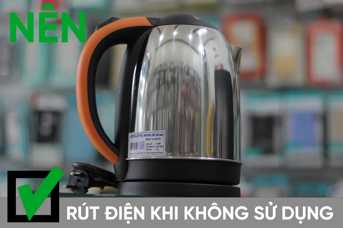 9 điều nên và không nên khi sử dụng ấm đun siêu tốc - Ảnh 4.
