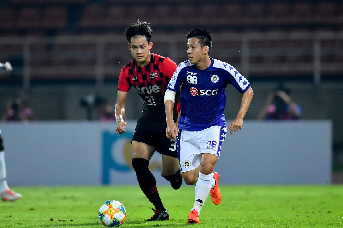 AFC Champions League: Văn Quyết lập công, CLB Hà Nội loại Bangkok United - Ảnh 1. AFC Champions League: Văn Quyết lập công, CLB Hà Nội loại Bangkok United - Ảnh 1.