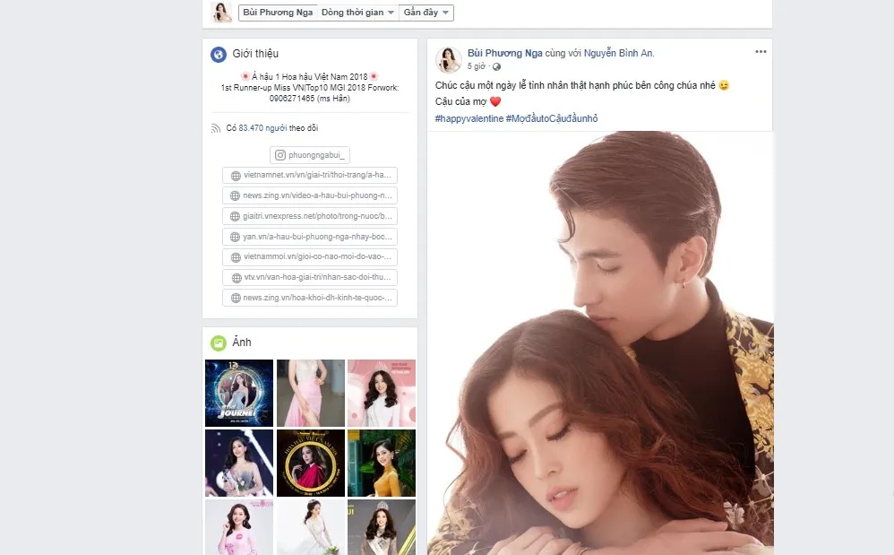 Ngày Valentine, Bình An được bạn gái Á hậu công khai trên Facebook nhưng lại thất tình thảm hại trên truyền hình - Ảnh 1.