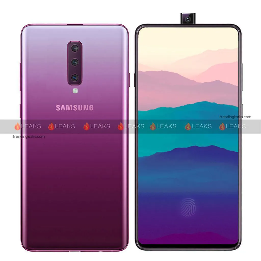 Lộ diện hình ảnh Samsung Galaxy A90 với camera trượt ẩn độc đáo - Ảnh 1.