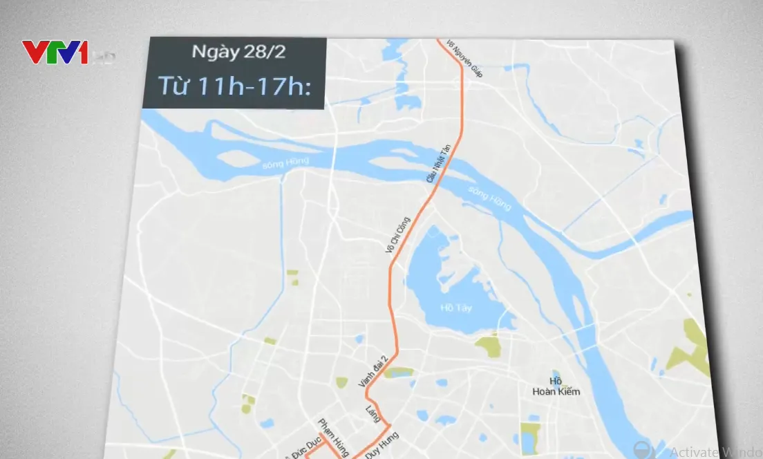 Sơ đồ cấm đường Hà Nội ngày 28/2 phục vụ Hội nghị thượng đỉnh Mỹ - Triều - Ảnh 2.
