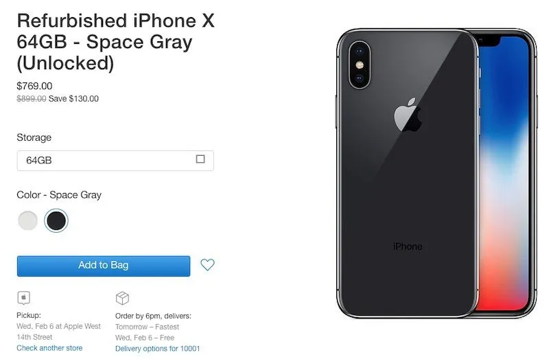 Nóng: Apple bán trở lại iPhone X với giá chỉ 769 USD! - Ảnh 1.