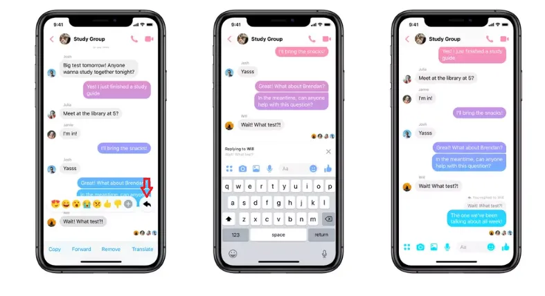 CHÚ Ý: Facebook Messenger bổ sung tính năng trả lời trích dẫn! - Ảnh 1.