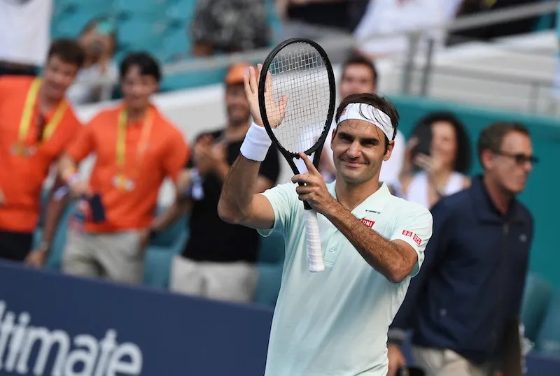 Miami mở rộng 2019: Federer tiến vào bán kết sau set 2 kịch tính - Ảnh 4. Miami mở rộng 2019: Federer tiến vào bán kết sau set 2 kịch tính - Ảnh 4.