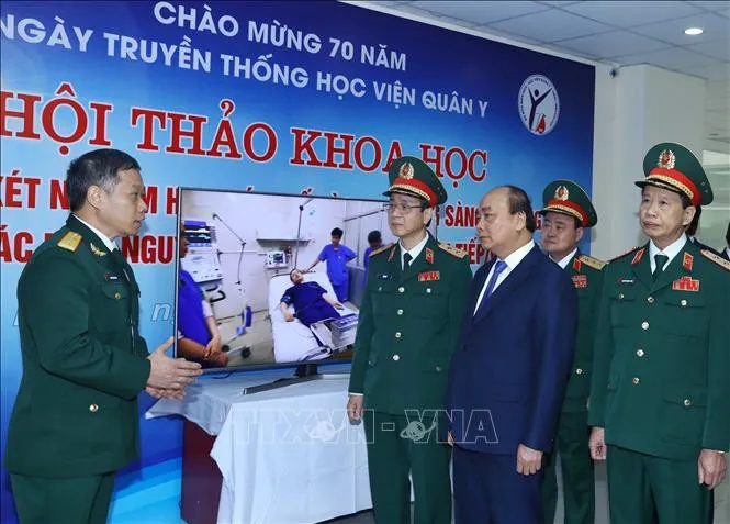 Học viện Quân y phấn đấu trở thành trung tâm đào tạo mang tầm quốc tế - Ảnh 1.