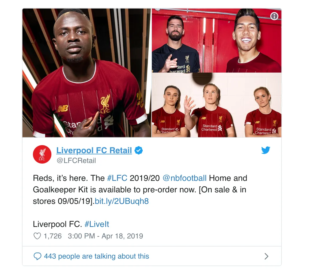 Alisson cuỗm áo số 1 của tội đồ Liverpool trong trang phục sân nhà 2019/20 - Ảnh 1. Alisson cuỗm áo số 1 của tội đồ Liverpool trong trang phục sân nhà 2019/20 - Ảnh 1.