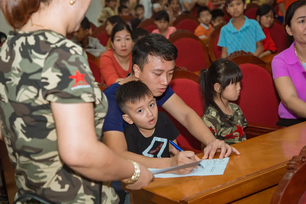 11 bệnh nhi tim bẩm sinh tại Phú Thọ được làm thủ tục hỗ trợ phẫu thuật miễn phí từ Trái tim cho em - Ảnh 14.