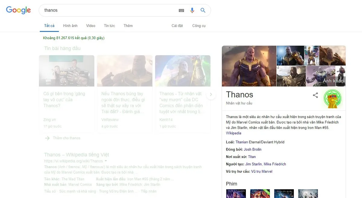 Găng tay vô cực của Thanos ảnh hưởng tới Google như thế nào? - Ảnh 6.