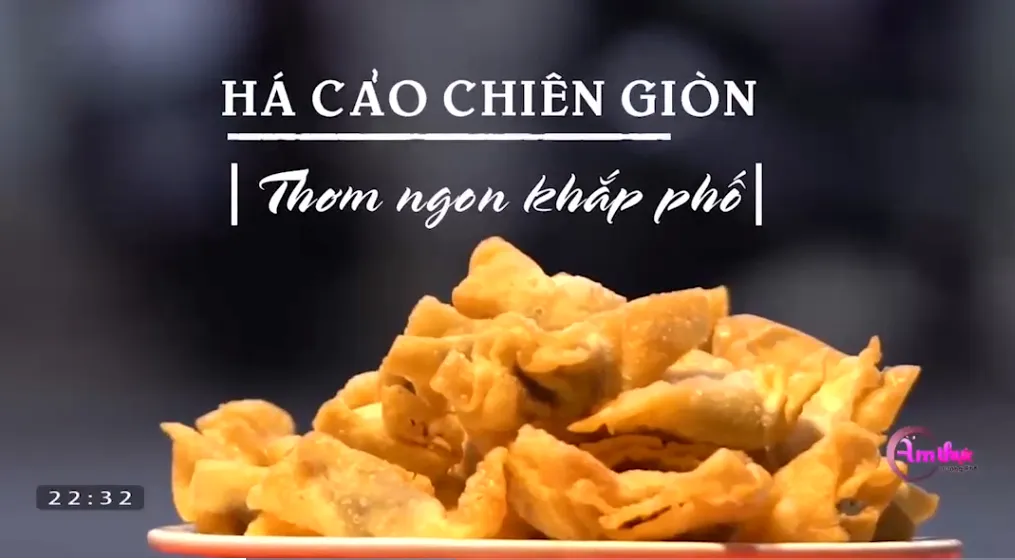 Thưởng thức há cảo chiên giòn ngon cực hấp dẫn - Ảnh 1.