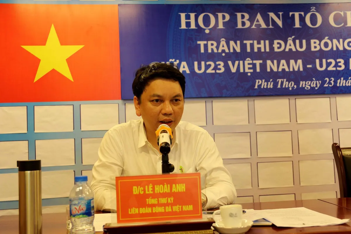 Phú Thọ đẩy nhanh công tác chuẩn bị cho trận giao hữu U23 Việt Nam - U23 Myanmar - Ảnh 2.