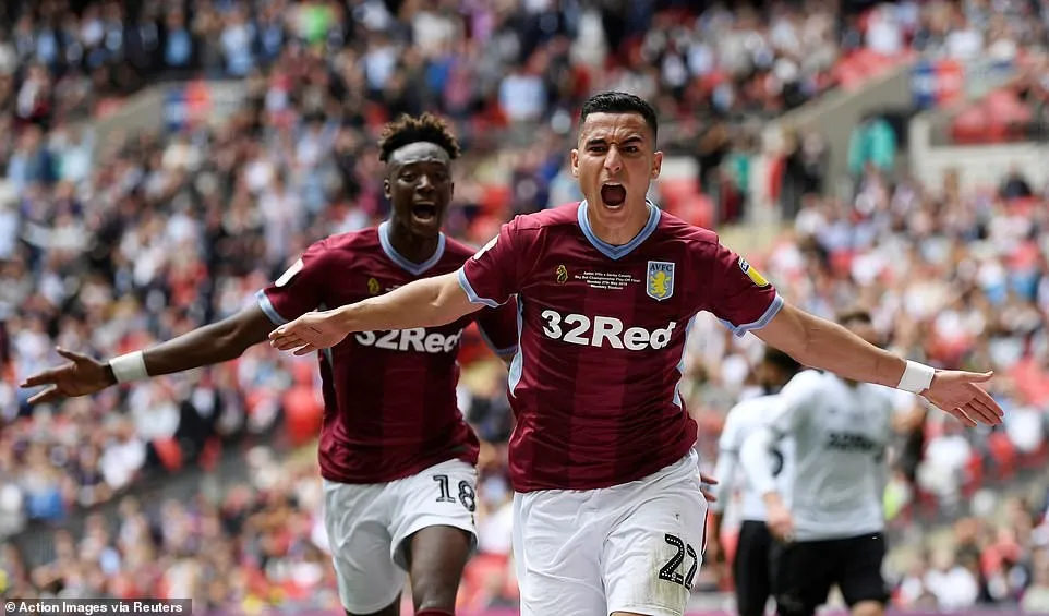 Đánh bại Derby County cùng HLV Lampard, Aston Villa giành quyền lên chơi giải Ngoại hạng Anh - Ảnh 2. Đánh bại Derby County cùng HLV Lampard, Aston Villa giành quyền lên chơi giải Ngoại hạng Anh - Ảnh 2.