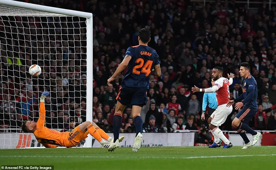 UEFA Europa League: Auba - Laca lập công, Arsenal thắng ngược Valencia - Ảnh 3. UEFA Europa League: Auba - Laca lập công, Arsenal thắng ngược Valencia - Ảnh 3.