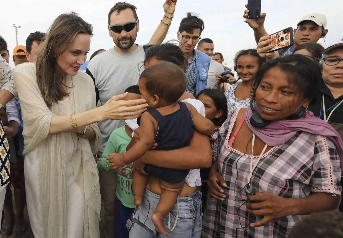 Nữ minh tinh Holywood  Angelina Jolie kêu gọi hỗ trợ trẻ em Venezuela - Ảnh 1.