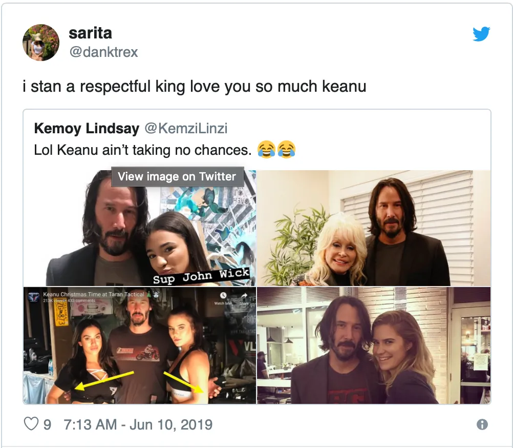 Fan ‘phát cuồng’ vì bàn tay lịch thiệp của Keanu Reeves - Ảnh 6.