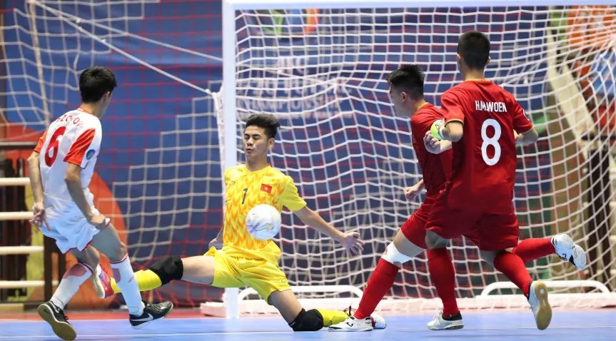 Ra qu&acirc;n thắng lợi, ĐT U20 futsal Việt Nam v&agrave;o Tứ kết VCK U20 futsal ch&acirc;u &Aacute; 2019 - Ảnh 2.