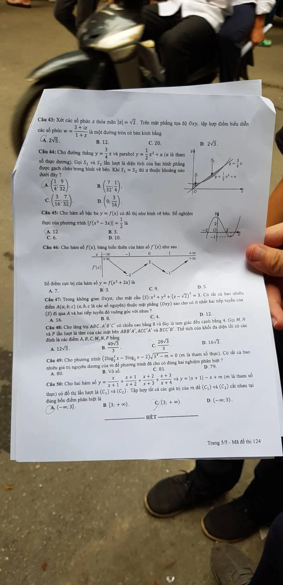 Đề thi Toán THPT Quốc gia 2019 - Ảnh 15.