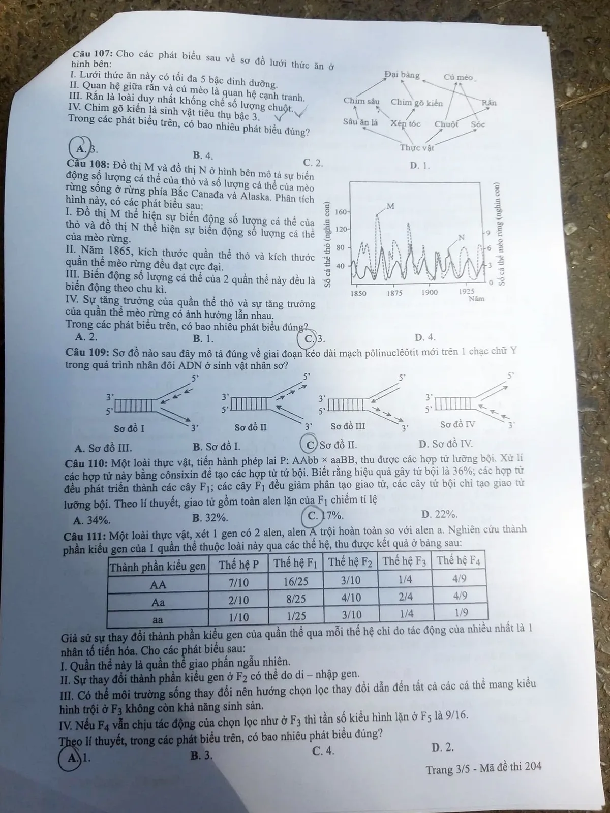 Đề thi Sinh học THPT Quốc gia 2019 - Ảnh 3.