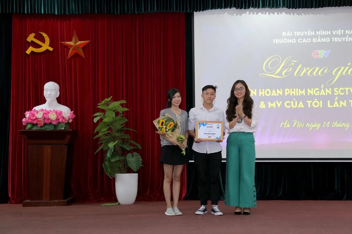 Trao giải Liên hoan phim ngắn SCTV và MV của tôi cho sinh viên Cao đẳng Truyền hình - Ảnh 3.