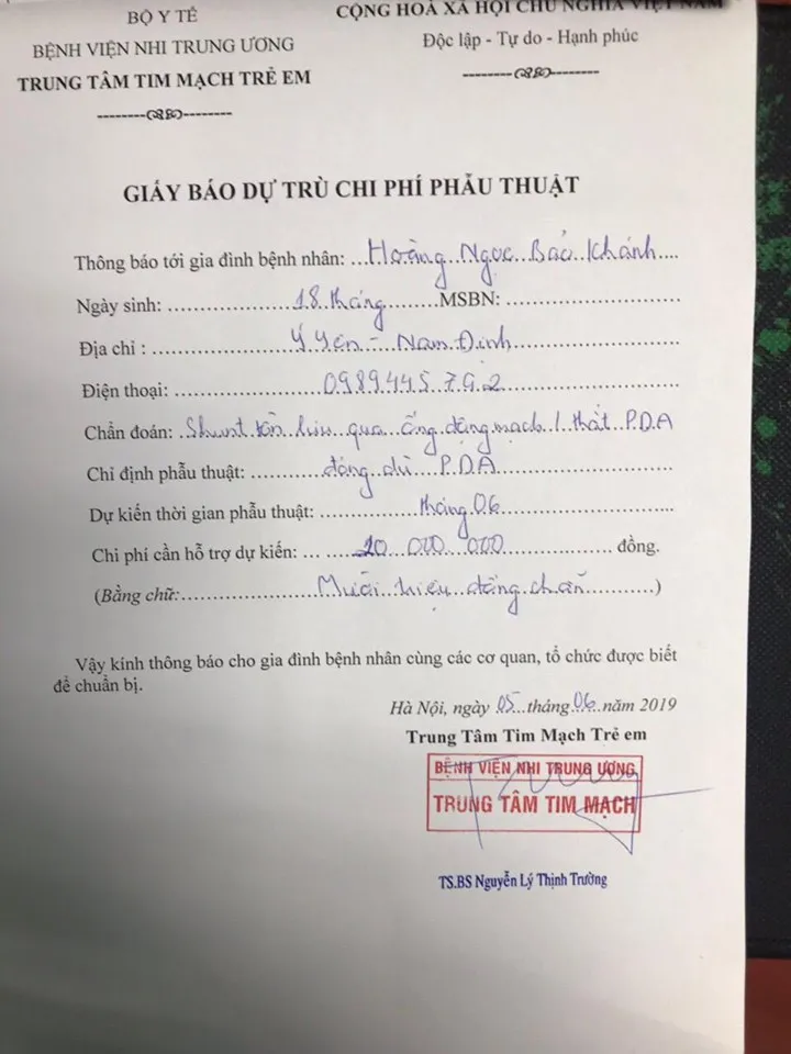 Bé gái 18 tháng tuổi cần được giúp đỡ để có cơ hội phẫu thuật tim bẩm sinh lần 2 kịp thời - Ảnh 1.