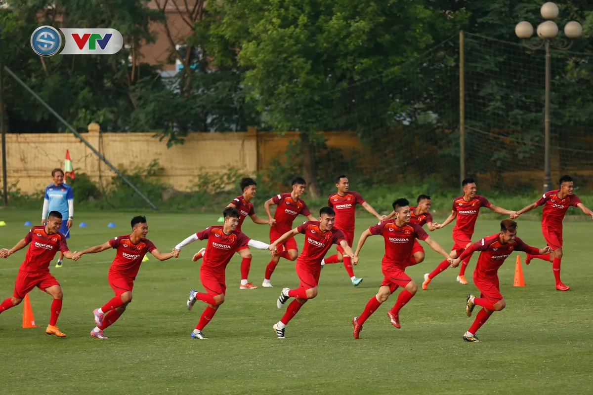 U23 Việt Nam có ngày đầu tiên tập luyện đầy đủ quân số - Ảnh 2. U23 Việt Nam có ngày đầu tiên tập luyện đầy đủ quân số - Ảnh 2.