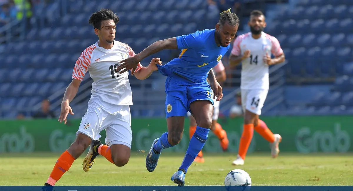 Thắng thuyết phục ĐT Ấn Độ, ĐT Curacao vào chung kết Kings Cup 2019 - Ảnh 1. Thắng thuyết phục ĐT Ấn Độ, ĐT Curacao vào chung kết Kings Cup 2019 - Ảnh 1.