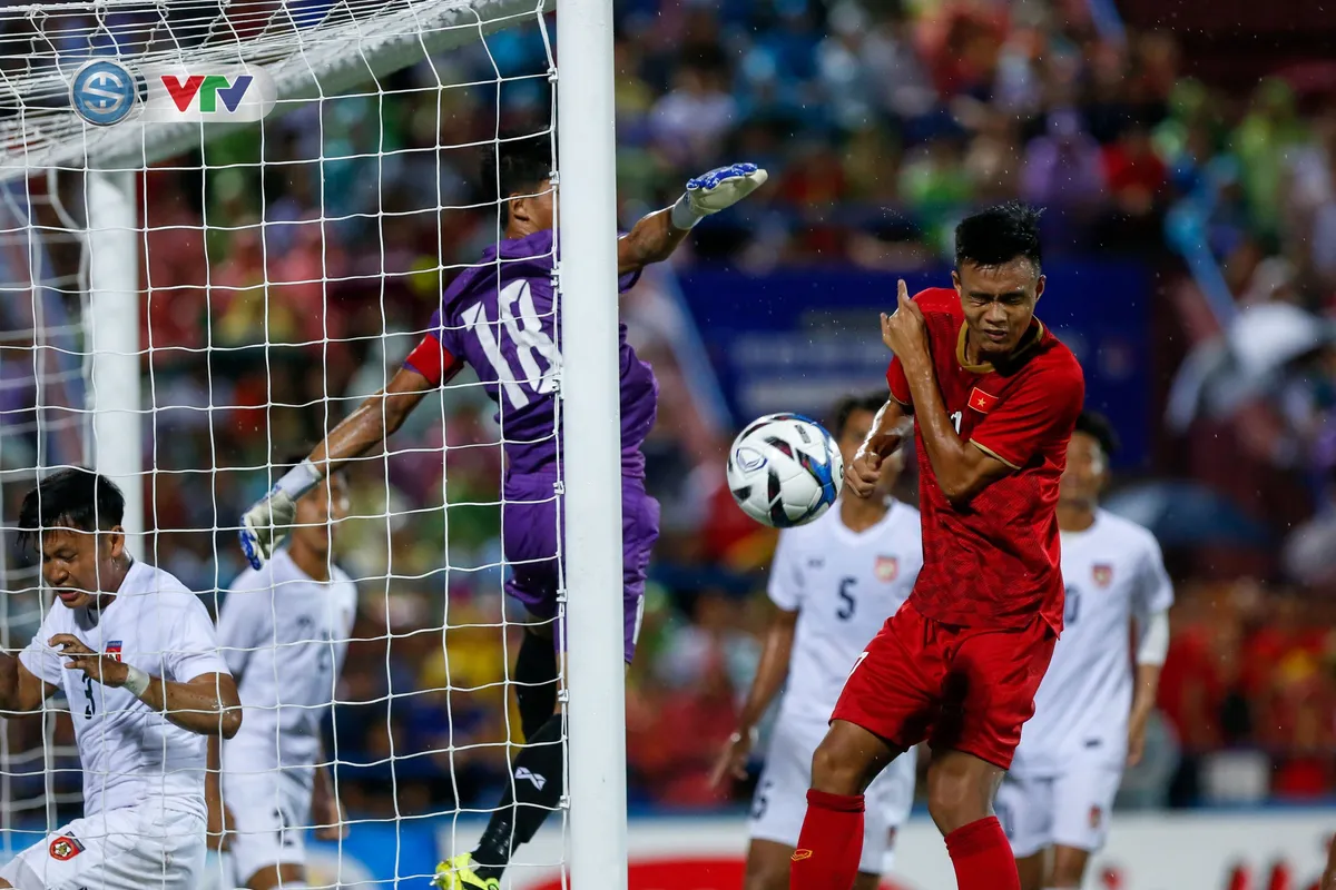 ẢNH: Thi đấu lấn lướt, U23 Việt Nam thắng dễ U23 Myanmar - Ảnh 12. ẢNH: Thi đấu lấn lướt, U23 Việt Nam thắng dễ U23 Myanmar - Ảnh 12.