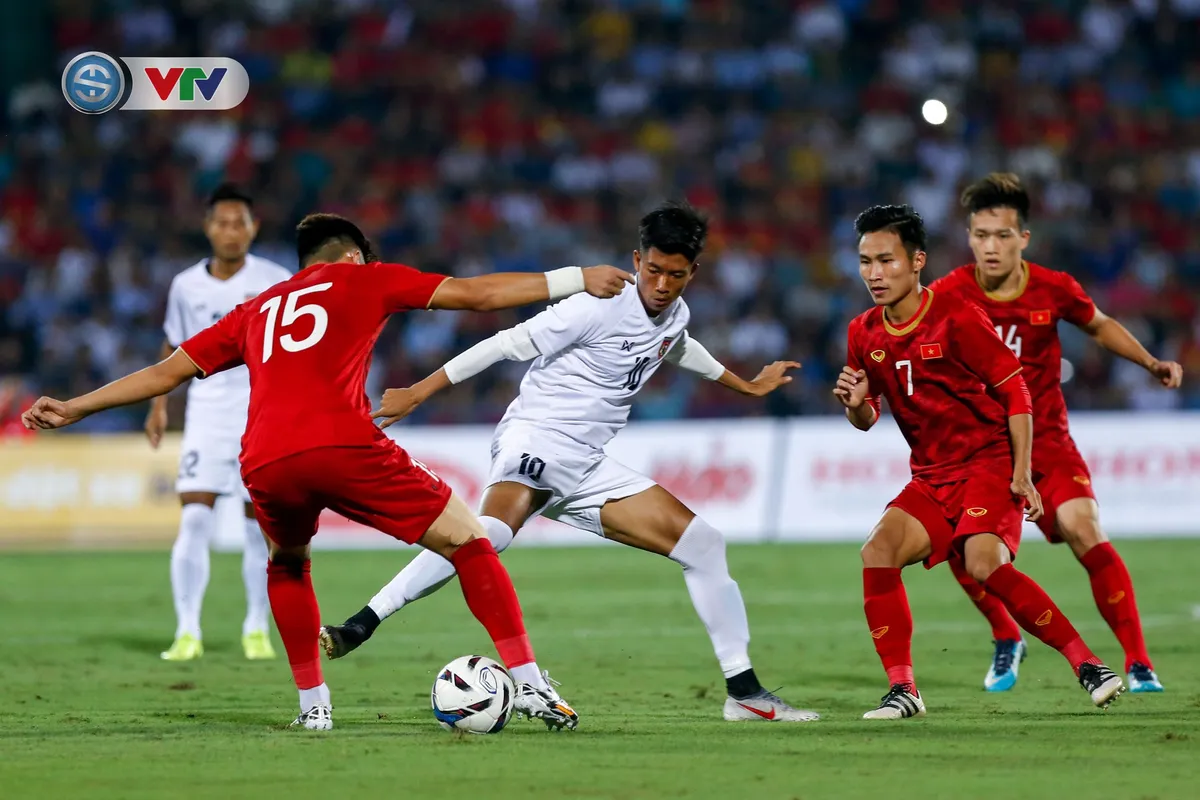 ẢNH: Thi đấu lấn lướt, U23 Việt Nam thắng dễ U23 Myanmar - Ảnh 3. ẢNH: Thi đấu lấn lướt, U23 Việt Nam thắng dễ U23 Myanmar - Ảnh 3.