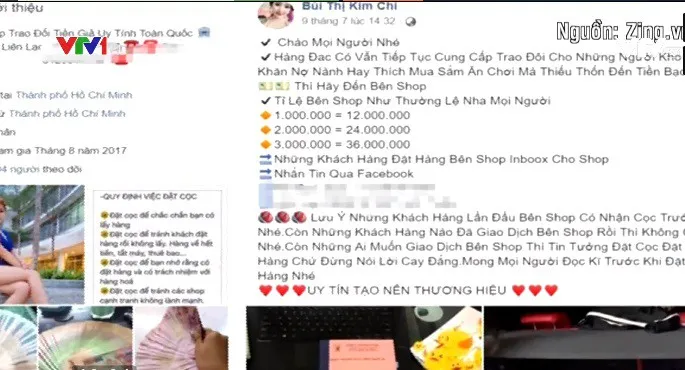 Công khai mua bán tiền giả trên mạng xã hội - Ảnh 1.