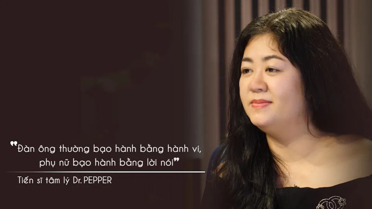Tiến sĩ t&acirc;m l&yacute; Pepper: Đ&agrave;n &ocirc;ng thường bạo h&agrave;nh h&agrave;nh vi, phụ nữ thường bạo h&agrave;nh lời n&oacute;i - Ảnh 1.