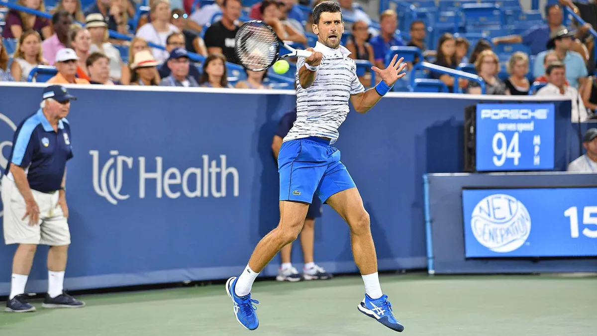 Cincinnati Masters 2019: Đánh bại Pouille, Djokovic thẳng tiến vào bán kết! - Ảnh 1. Cincinnati Masters 2019: Đánh bại Pouille, Djokovic thẳng tiến vào bán kết! - Ảnh 1.