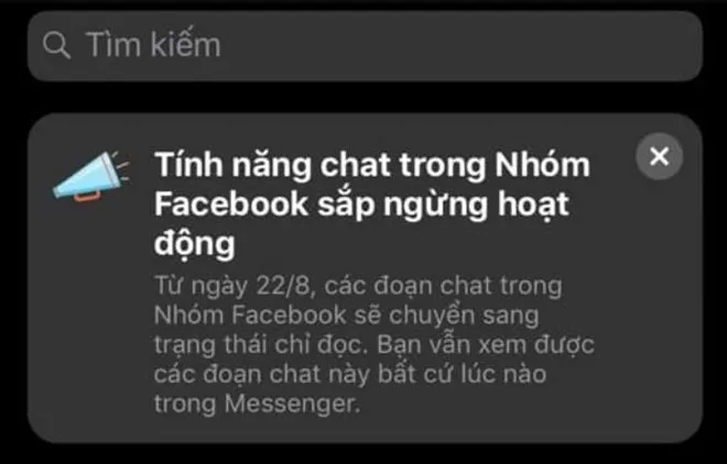 Thông báo ngắn gọn của Facebook khiến hàng triệu người hoang mang - Ảnh 1.