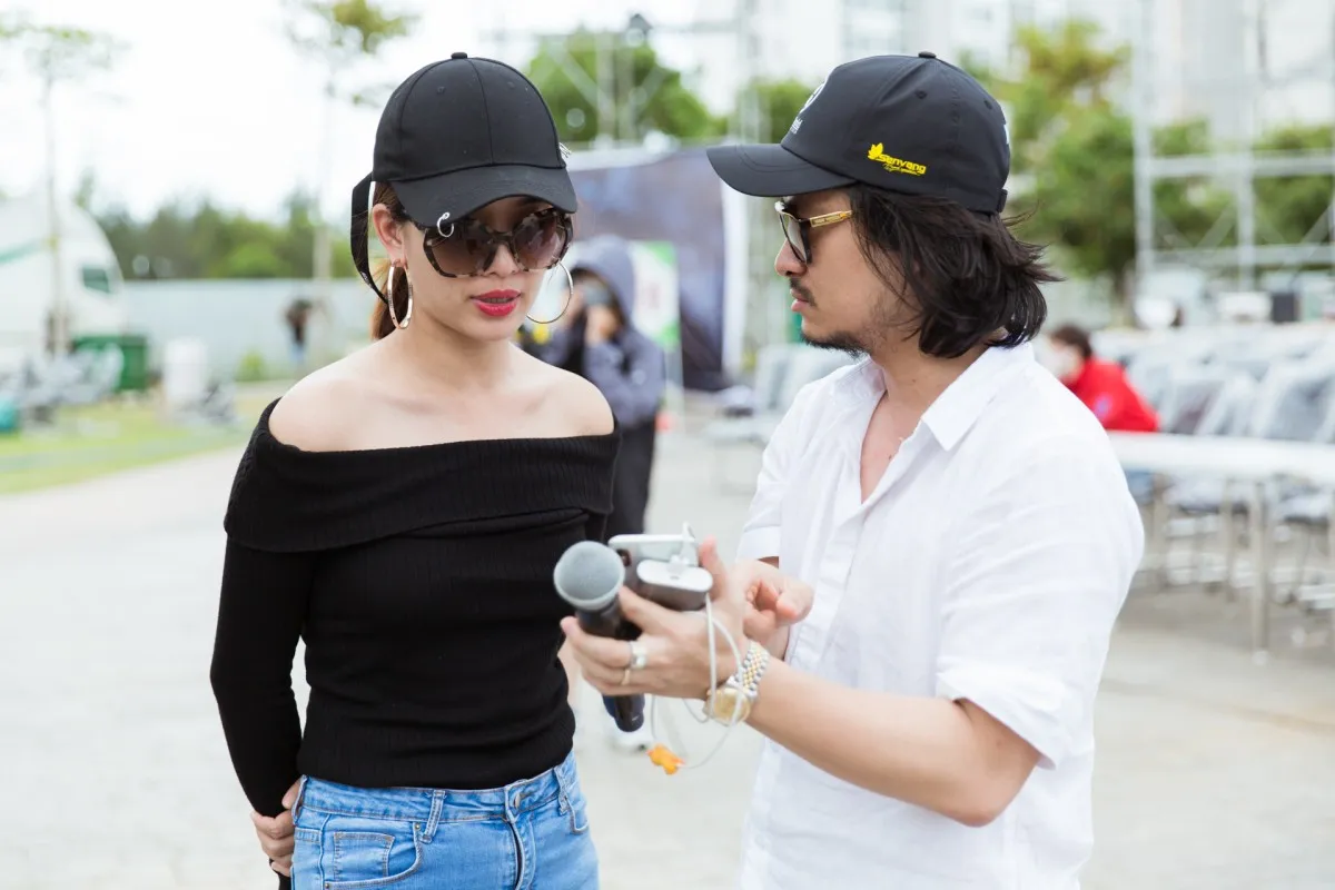 Đông Nhi - Chi Pu - Hoàng Thuỳ Linh - Ái Phương tập tổng duyệt Chung kết Miss World Việt Nam 2019 - Ảnh 5.