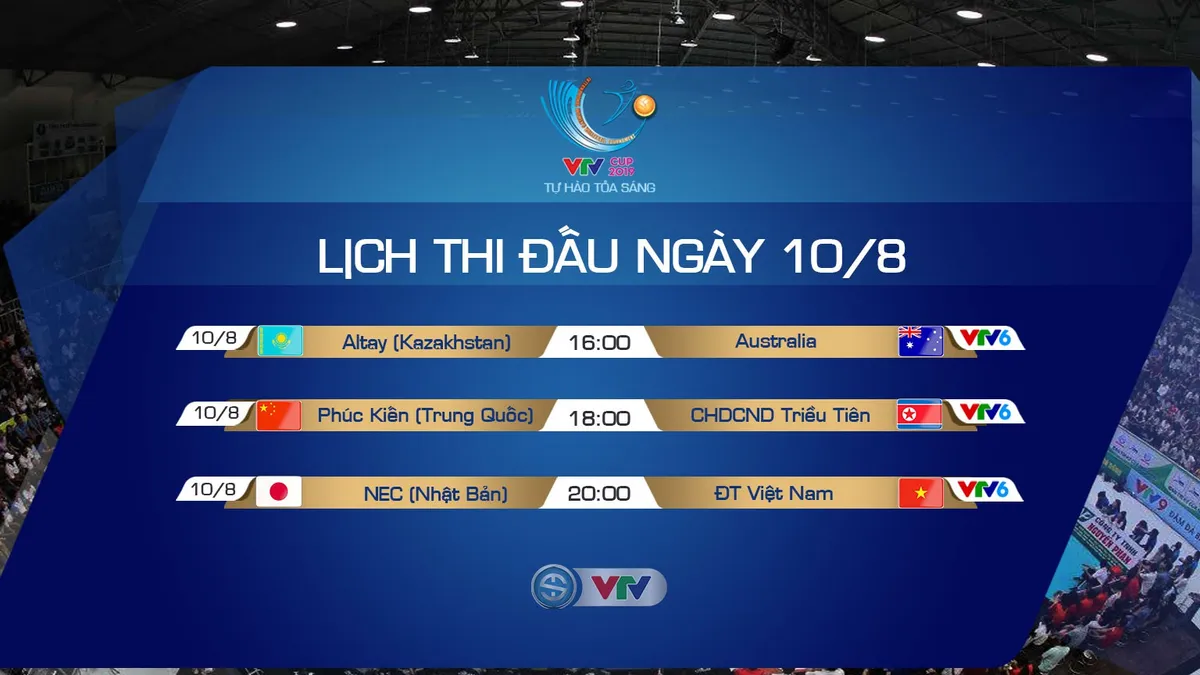 Lịch thi đấu và trực tiếp VTV Cup Tôn Hoa Sen 2019 ngày 10/8: Chung kết NEC Red Rockets (Nhật Bản) - ĐT Việt Nam - Ảnh 1. Lịch thi đấu và trực tiếp VTV Cup Tôn Hoa Sen 2019 ngày 10/8: Chung kết NEC Red Rockets (Nhật Bản) - ĐT Việt Nam - Ảnh 1.