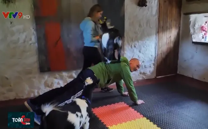 Độc đ&aacute;o tập Pilates c&ugrave;ng d&ecirc; - Ảnh 2.