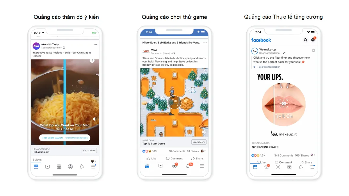 Facebook tung giải pháp quảng cáo mới, khuyến khích trải nghiệm vui nhộn - Ảnh 1.