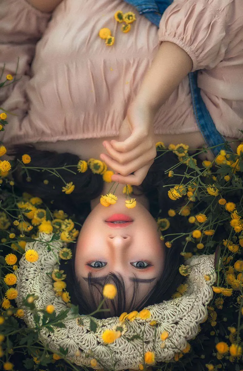 Nàng thơ tuổi teen khoe sắc giữa vườn hoa cúc vàng - Ảnh 10.