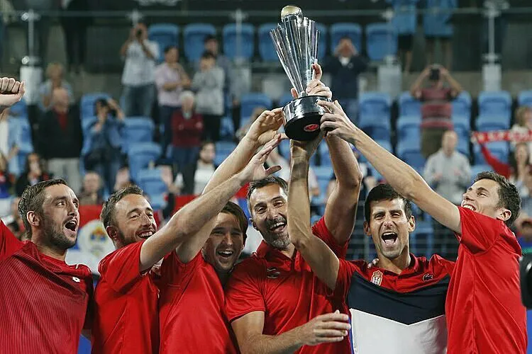 Novak Djokovic cùng ĐT Serbia giành chức vô địch ATP Cup 2020 - Ảnh 4.