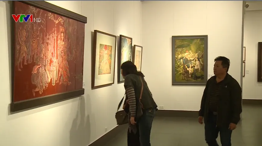 Trưng b&agrave;y 59 t&aacute;c phẩm mỹ thuật chủ đề M&ugrave;a xu&acirc;n vĩnh viễn - Ảnh 2.