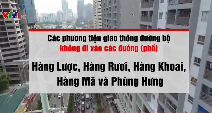 H&agrave; Nội cấm phương tiện lưu th&ocirc;ng tr&ecirc;n nhiều tuyến  phố cổ phục vụ chợ hoa Xu&acirc;n - Ảnh 1.