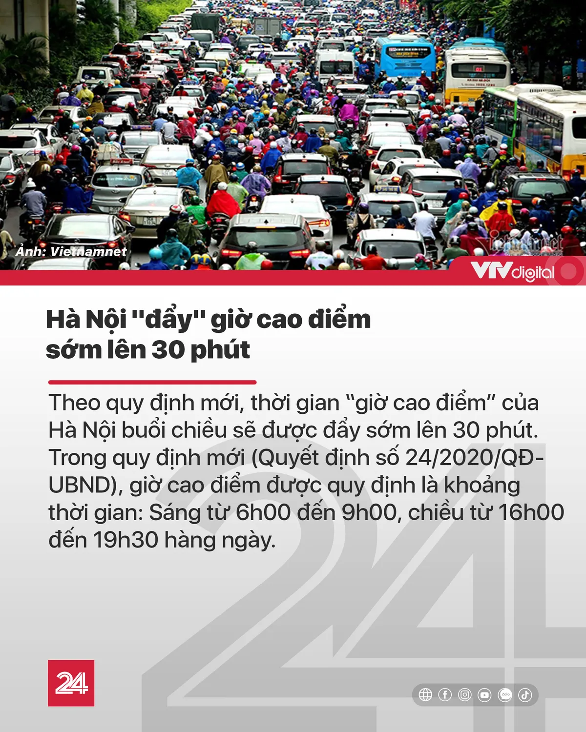 Tin nóng đầu ngày 10/10: Hà Nội đẩy giờ cao điểm sớm lên 30 phút - Ảnh 5.