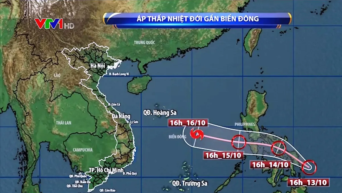 Bão số 7 đang mạnh lên, áp thấp nhiệt đới mới ngấp nghé vào Biển Đông - Ảnh 2.