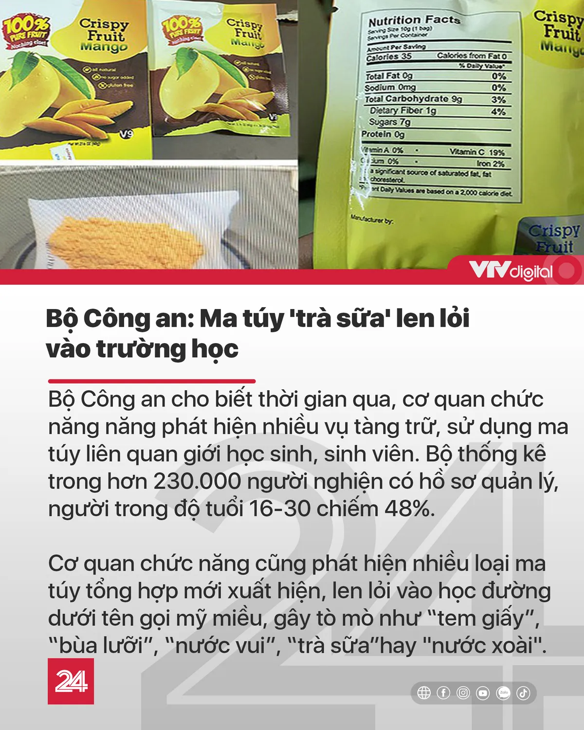 Tin nóng đầu ngày 13/10: Ma túy trà sữa len lỏi vào trường học - Ảnh 1.