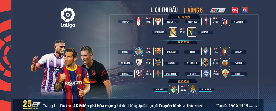 La Liga và Bundesliga cuối tuần: Những trận cầu hấp dẫn trên VTVcab - Ảnh 1.