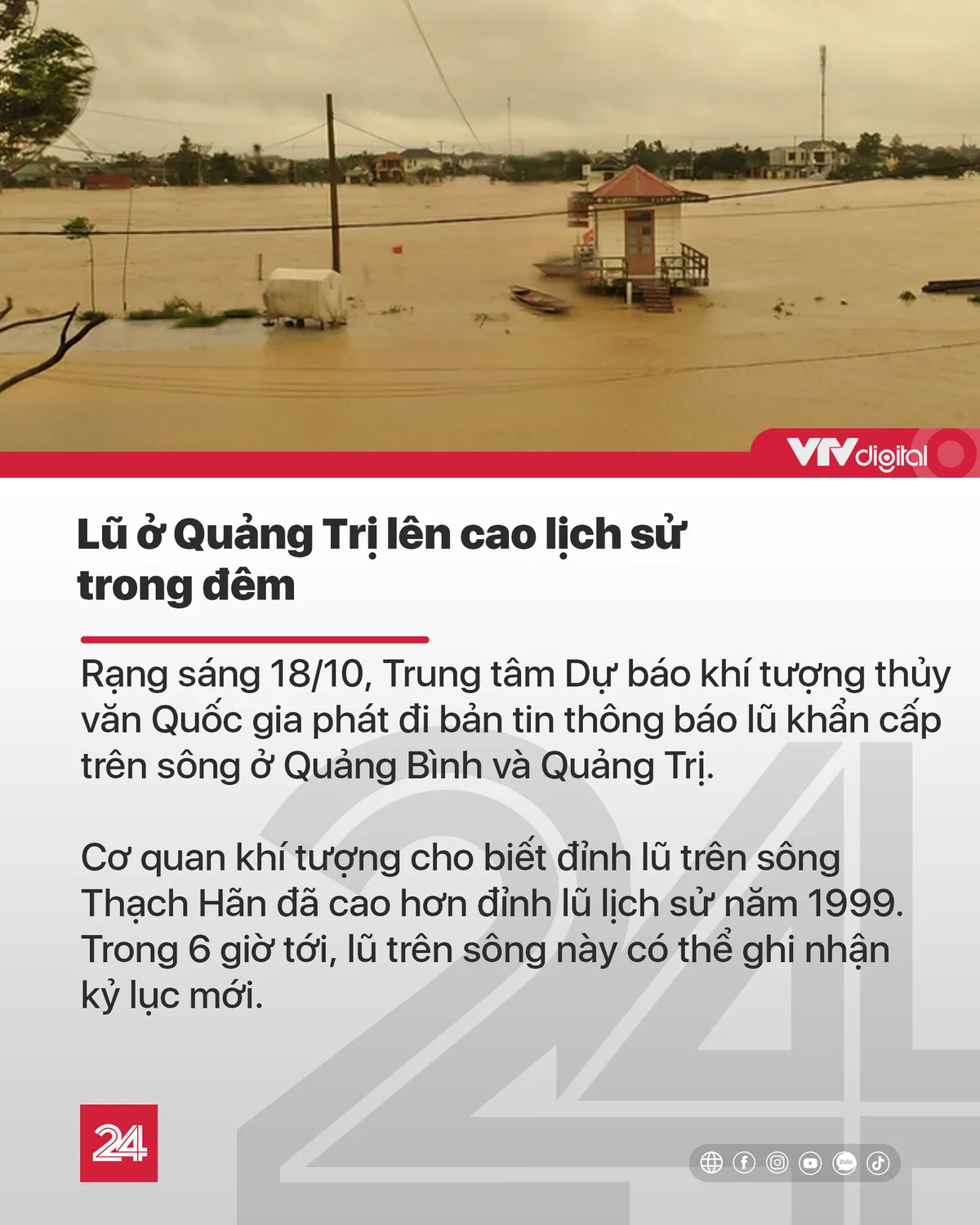 Tin nóng đầu ngày (18/10): Lũ ở Quảng Trị lên cao lịch sử, nhiều chiến sĩ bị vùi lấp vì sạt lở - Ảnh 1.