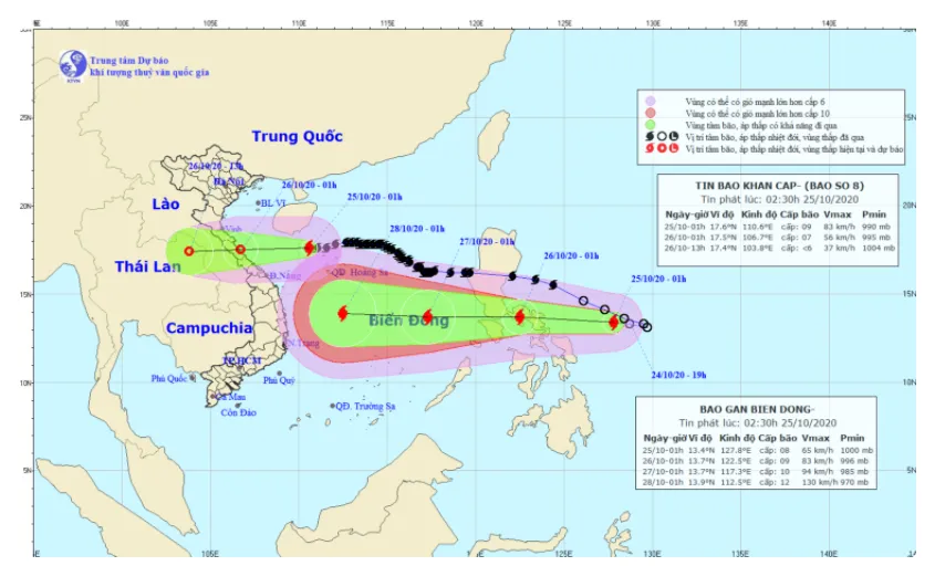 Bão số 8 chưa qua, áp thấp nhiệt đới mới đã mạnh lên thành bão - Ảnh 1.