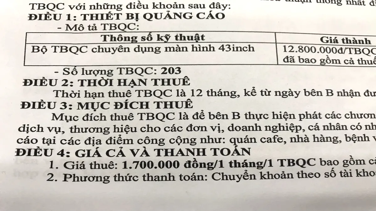 Ủy quyền đầu tư mua thiết bị quảng cáo lấy lãi cao: Người nợ nần, người mất nhà - Ảnh 4.