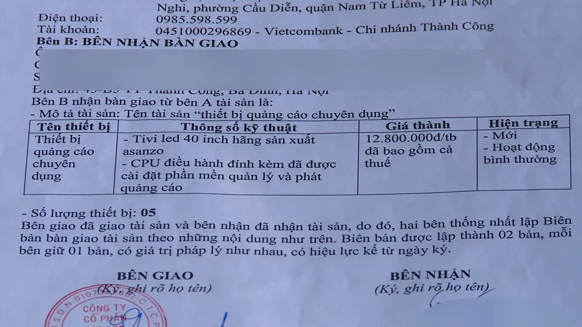 Ủy quyền đầu tư mua thiết bị quảng cáo lấy lãi cao: Người nợ nần, người mất nhà - Ảnh 3.